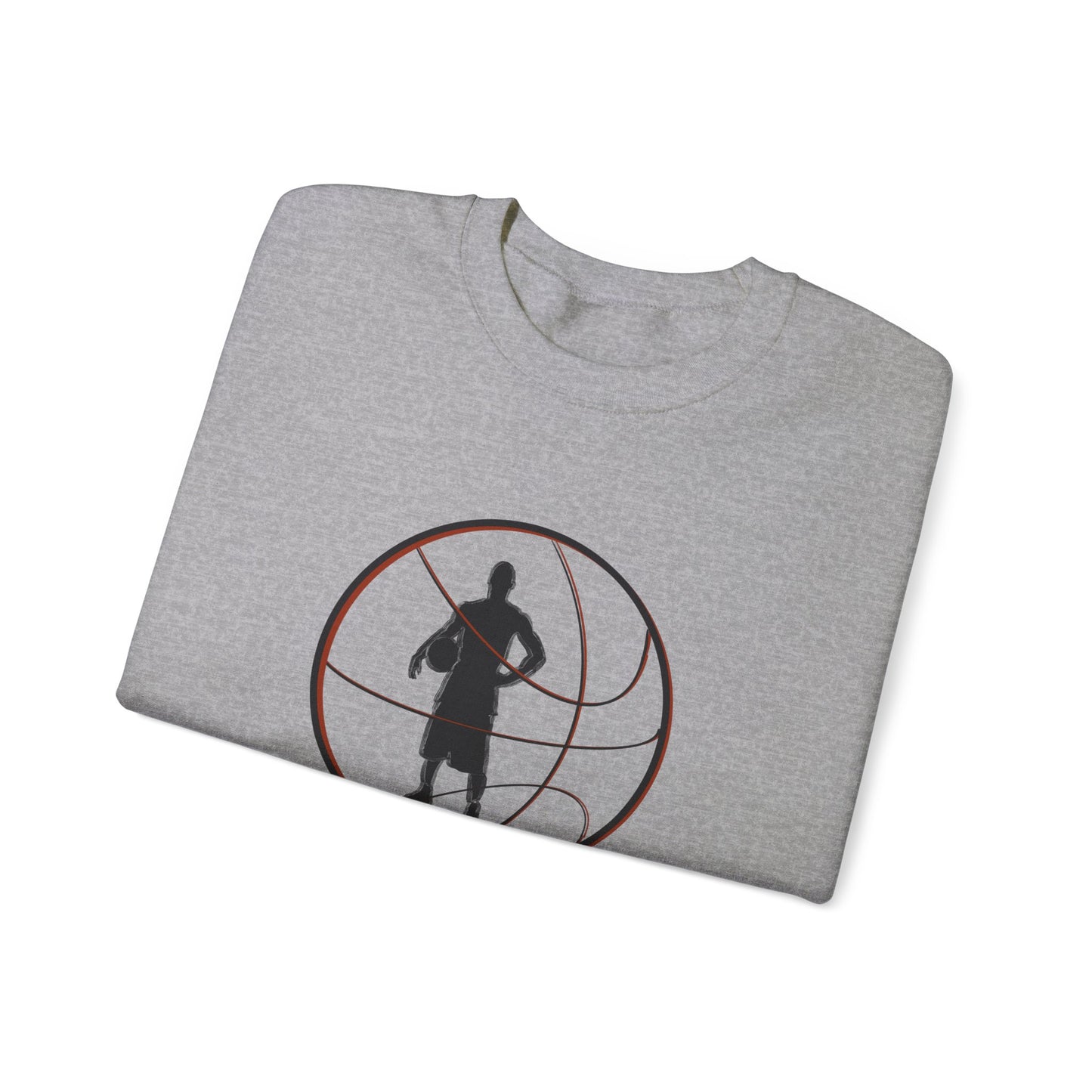 Halfcourt man basketball Heavy Blend™ Crewneck Sweatshirt