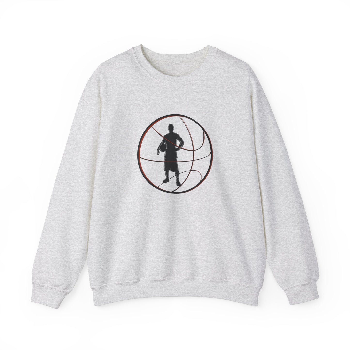 Halfcourt man basketball Heavy Blend™ Crewneck Sweatshirt