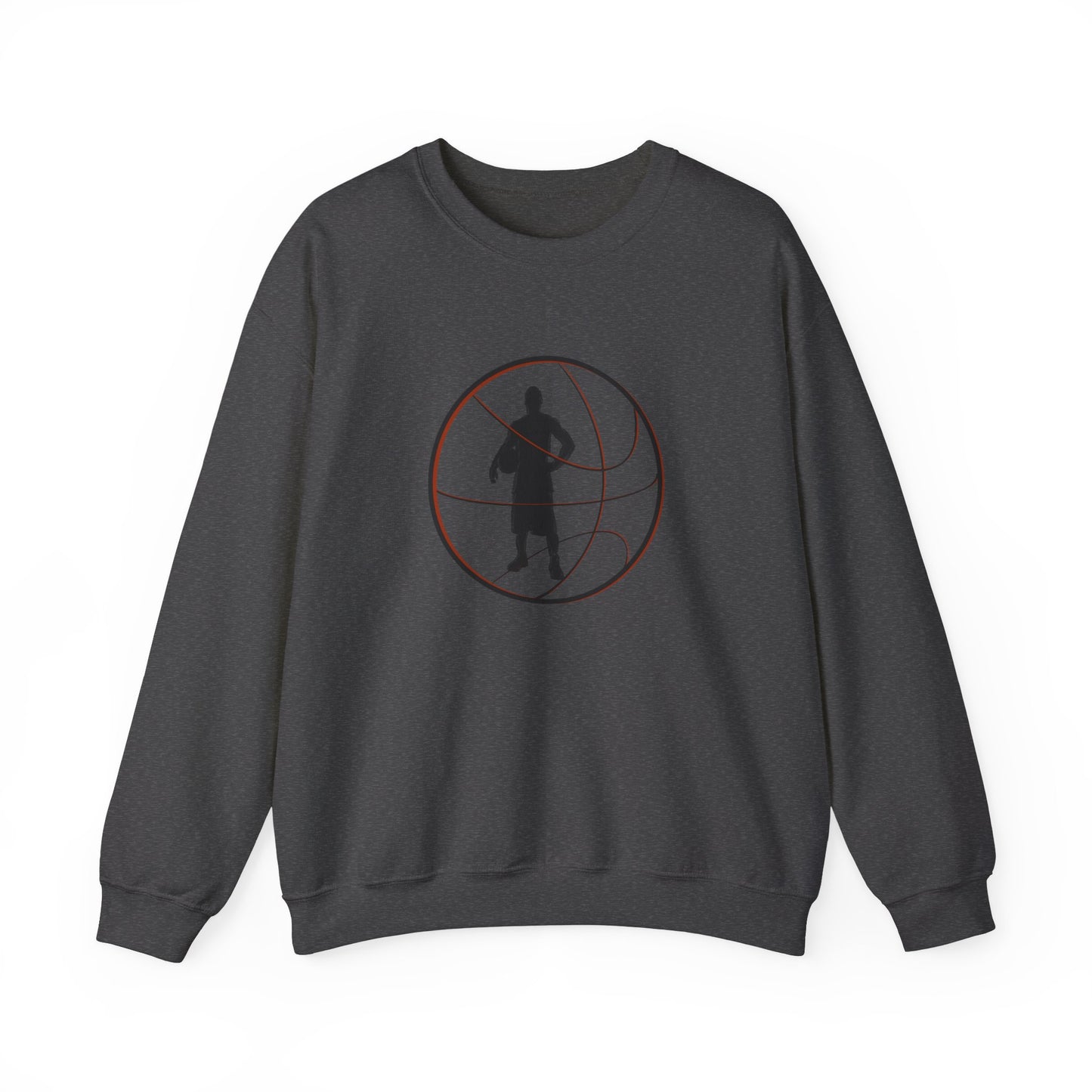 Halfcourt man basketball Heavy Blend™ Crewneck Sweatshirt