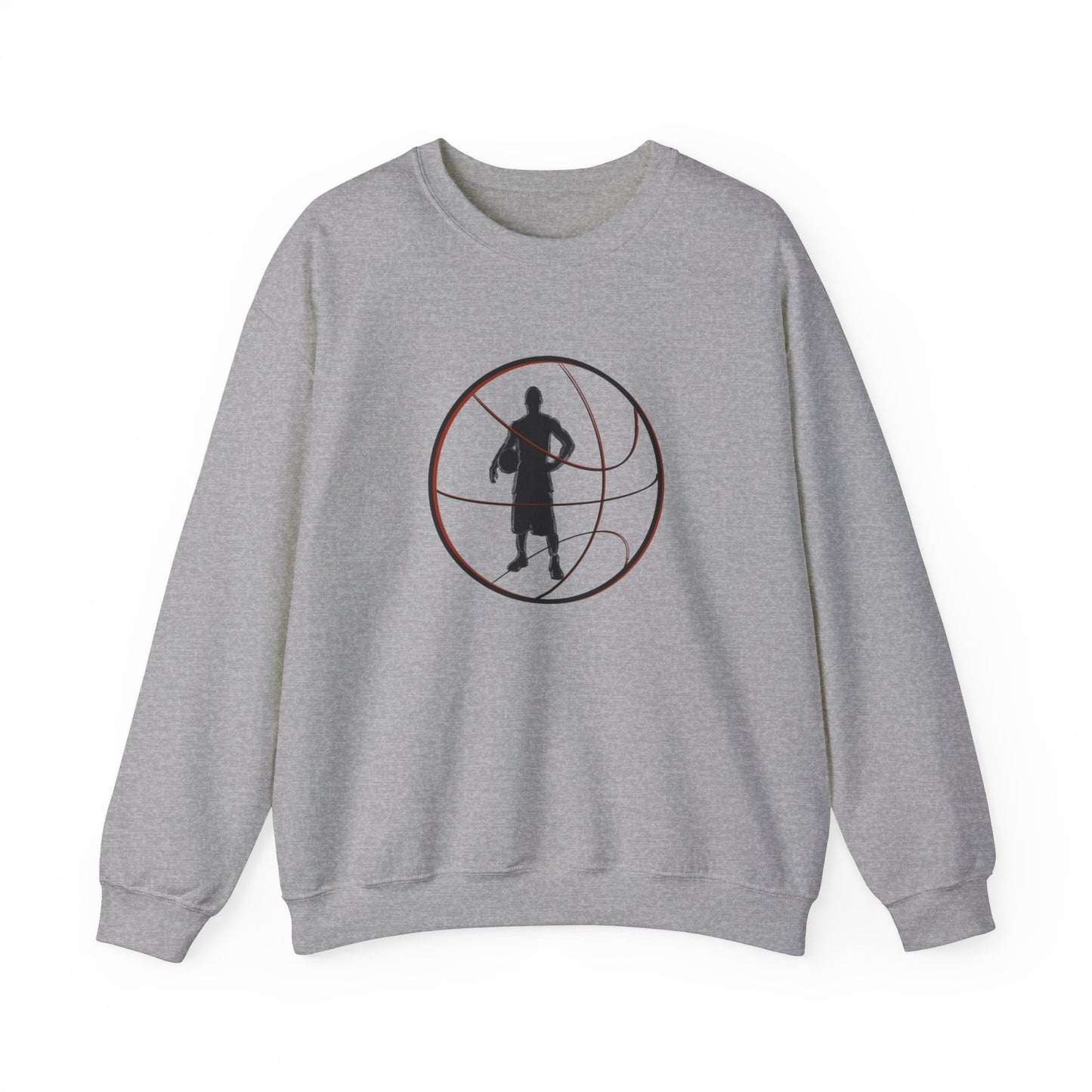 Halfcourt man basketball Heavy Blend™ Crewneck Sweatshirt