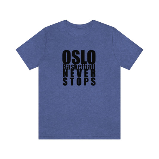 Oslo Basketball Never Stops - Tee